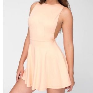 American Apparel ● Peach Skater Dress
